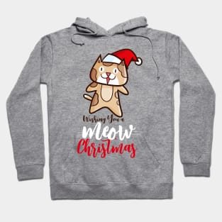 Wishing you meow christmas Hoodie